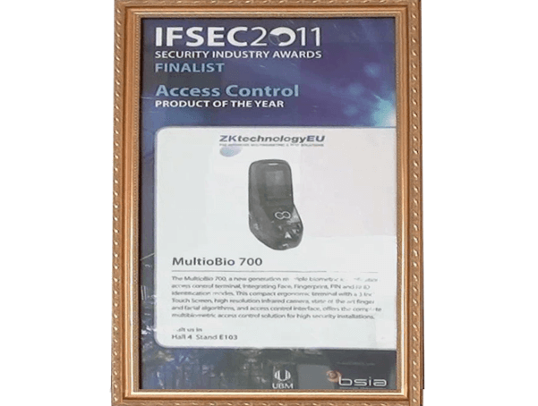 Finalist for the IFSEC 2011
