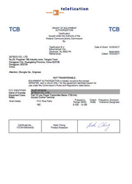 SF400 ID FCC ID Certificate