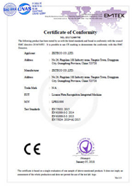 LPRS1000 CE Certificate