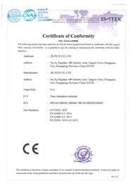MB360 Series CE Certificate