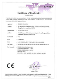 ProID 40M CE Certificate