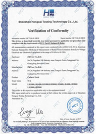 LH3000 FCC Certificate