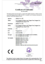 DL30B CE-RED Certificate