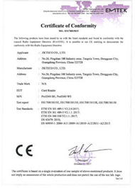 ProID 40E CE Certificate